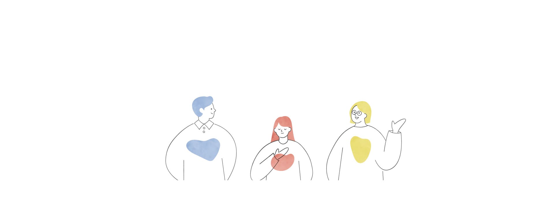 3人のキャラクター